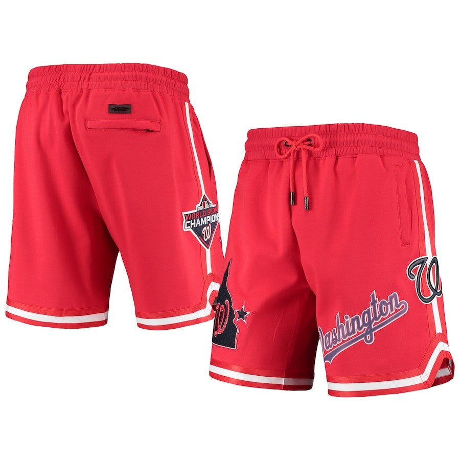 Washington Nationals Team Logo Shorts - Red, Men