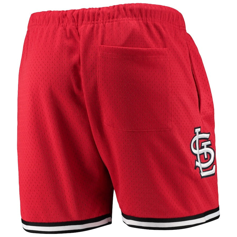 St. Louis Cardinals Team Standard Men Mesh Shorts - Red