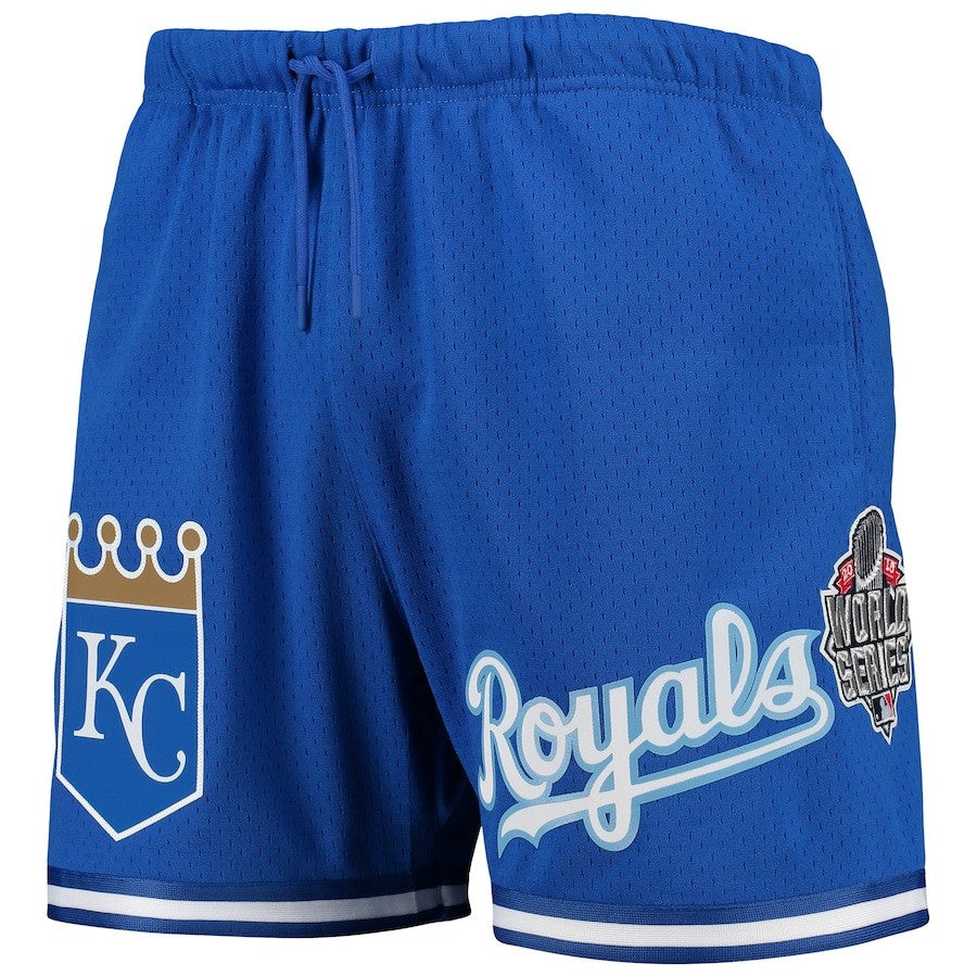 Kansas City Royals Team Logo Mesh Shorts - Royal, Men