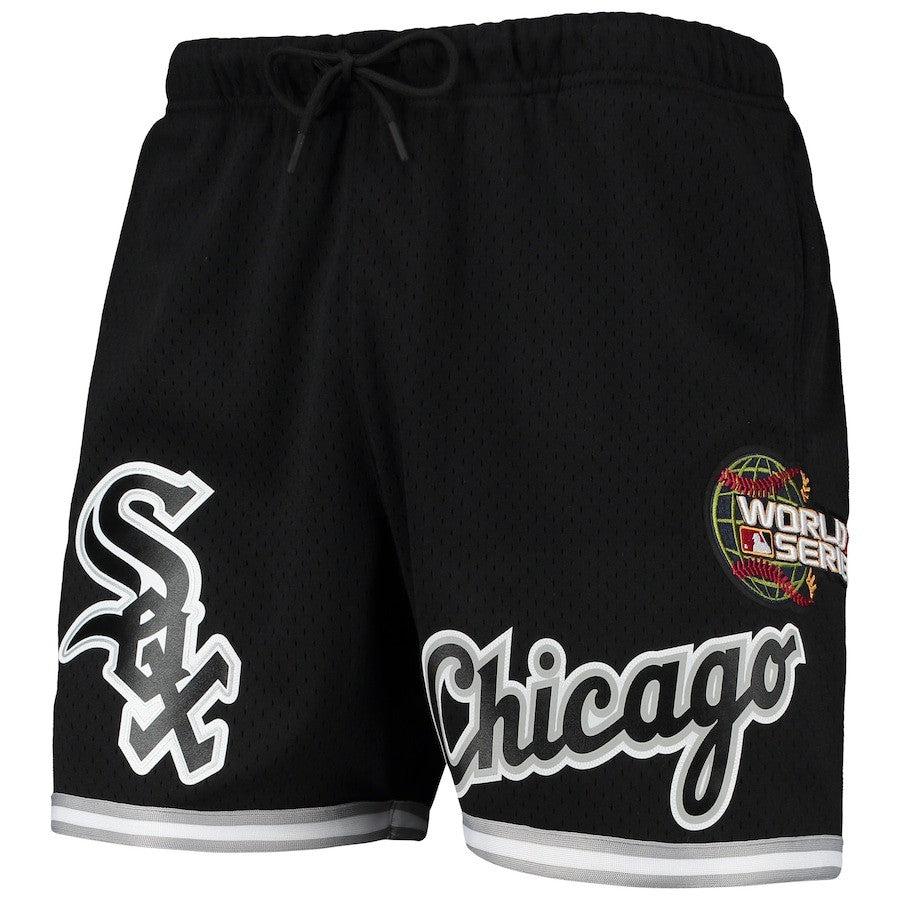 Chicago White Sox Team Logo Mesh Shorts - Black, Men