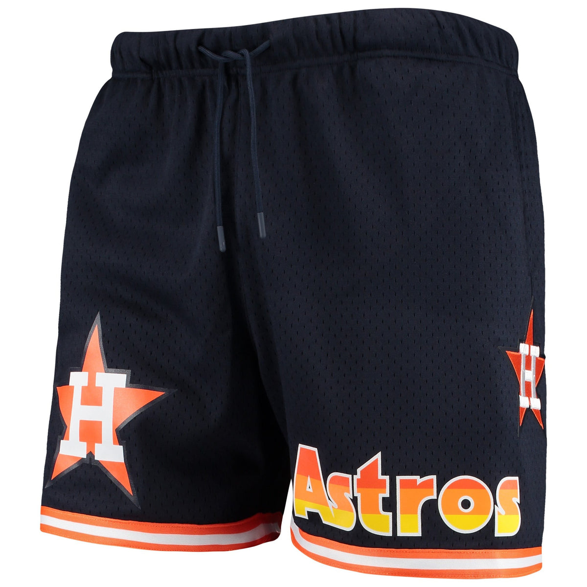 Houston Astros Logo Mesh Shorts - Navy, Men