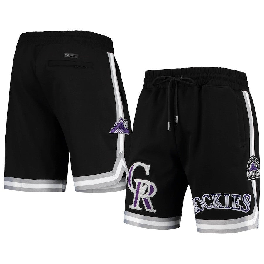 Colorado Rockies Team Logo Shorts - Black, Men