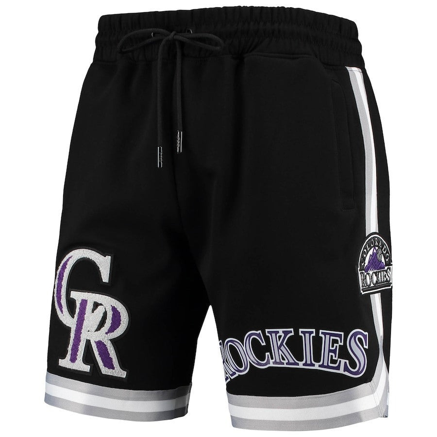Colorado Rockies Team Logo Shorts - Black, Men