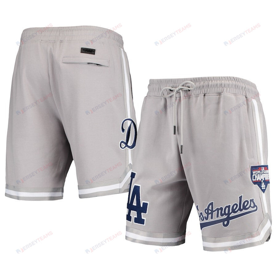Los Angeles Dodgers Team Logo Shorts - Gray, Men