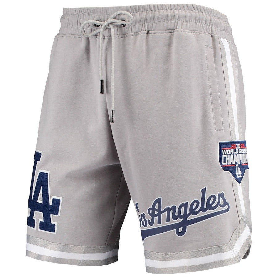 Los Angeles Dodgers Team Logo Shorts - Gray, Men
