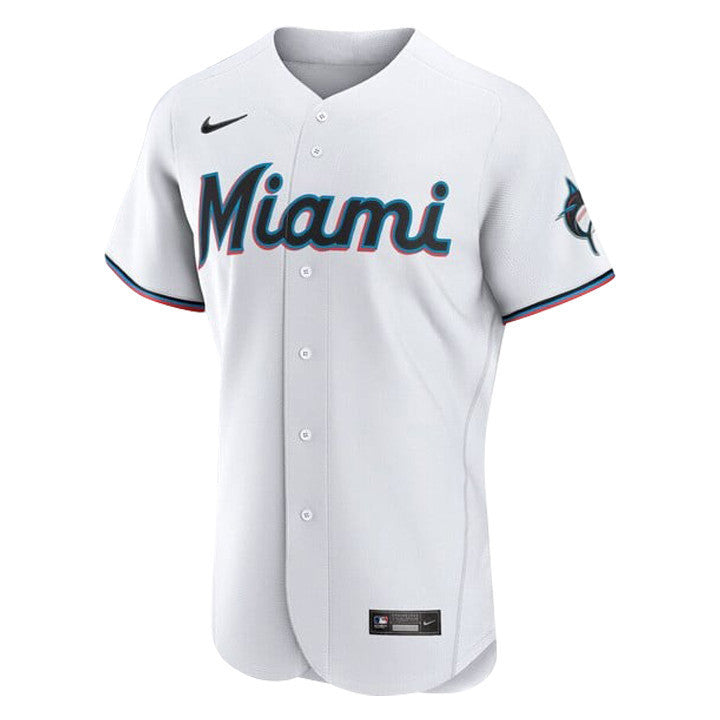 Lionel Messi Miami Marlins Baseball Elite Jersey - Stitched Men Jersey - White