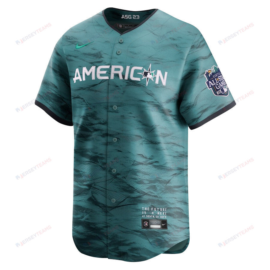 Shohei Ohtani 17 Los Angeles Angels Signed City 2023 All-Star Game Limited Player Men Jersey - Teal
