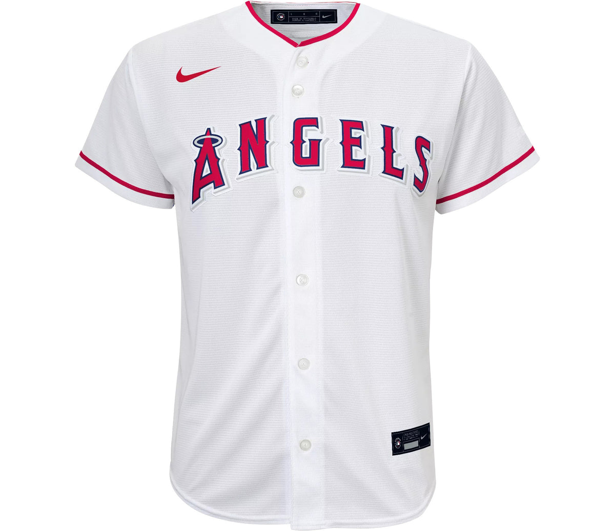 Shohei Ohtani 17 Los Angeles Angels Signed Decisive Blow 2023 Home YOUTH Jersey - White