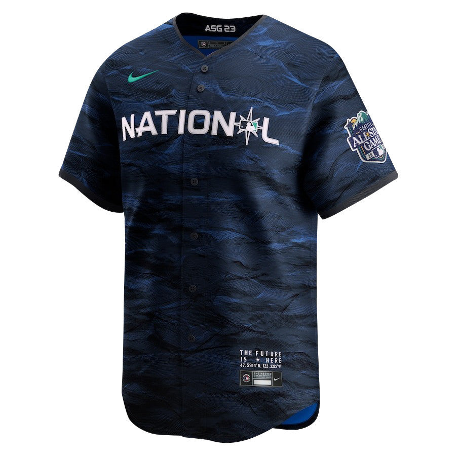 Ronald Acuña Jr. 13 Atlanta Braves Signed MVP 2023 All-Star Game Limited Player Men Jersey - Royal