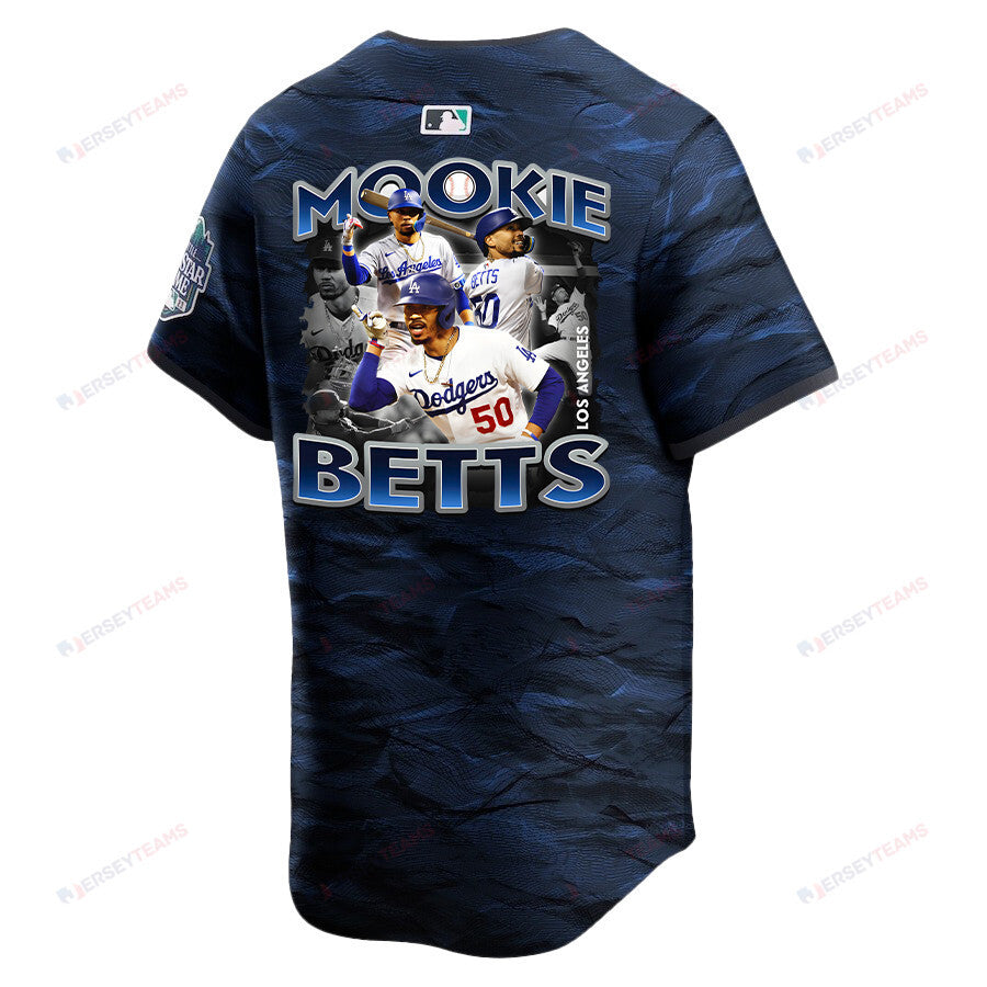 Mookie Betts 50 Los Angeles Dodgers Posture 2023 All-Star Game Limited Player Men Jersey - Royal