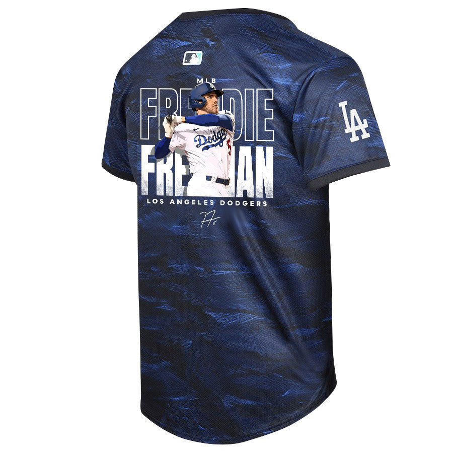 Freddie Freeman 5 Los Angeles Dodgers Signed Home Run 2023 All-Star Game Limited Player YOUTH Jersey - Royal