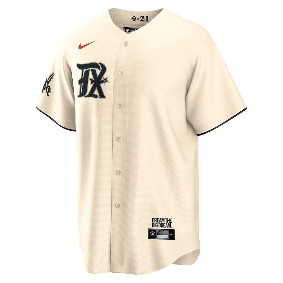 Corey Seager 5 Texas Rangers Journey 2023 City Connect Player Men Jersey - Cream