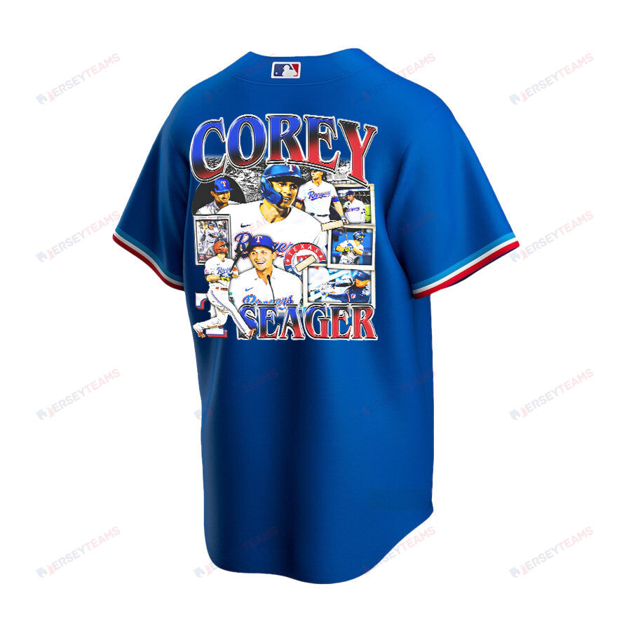 Corey Seager 5 Texas Rangers Journey 2023 Alternate Player YOUTH Jersey - Royal