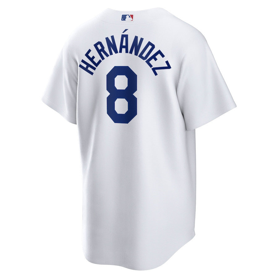 Enrique Hernandez 8 Los Angeles Dodgers Home Men Jersey - White
