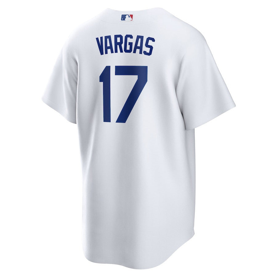 Miguel Vargas 17 Los Angeles Dodgers Men Jersey - White