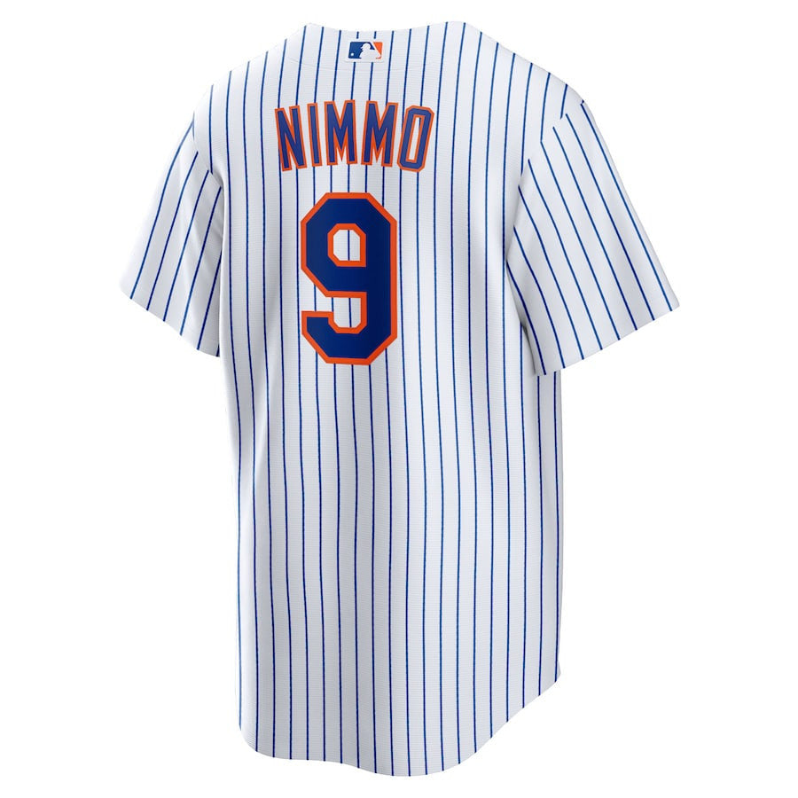 Brandon Nimmo 9 New York Mets Home Men Jersey - White