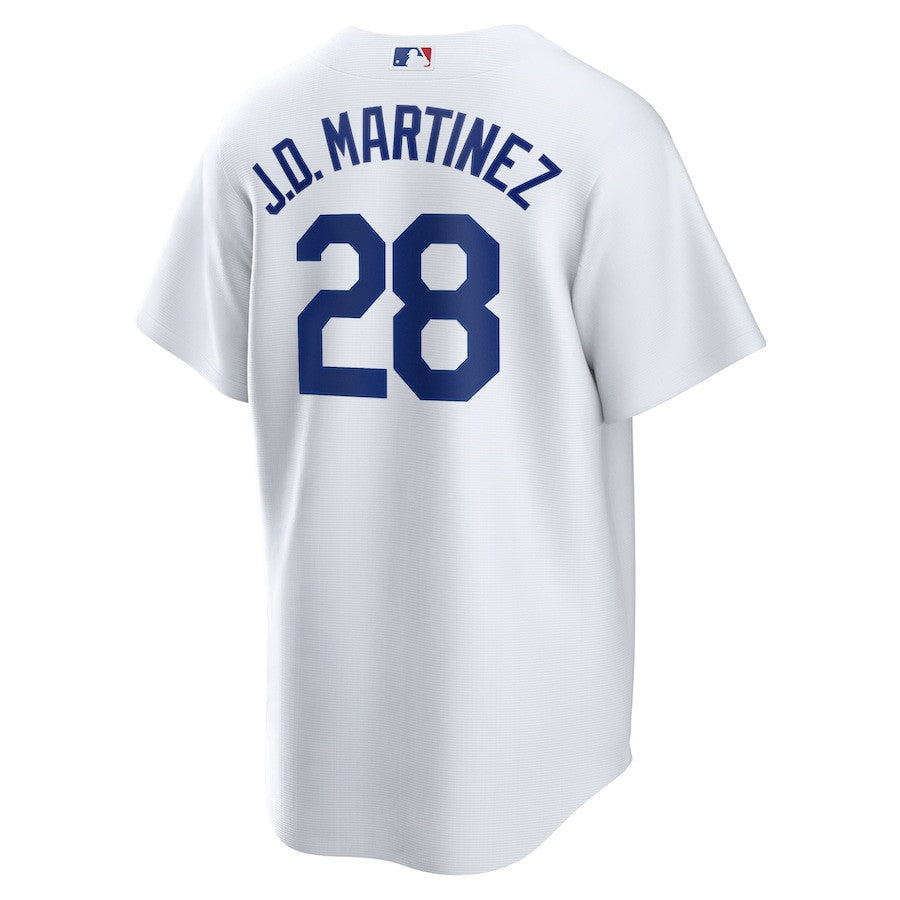 J.D. Martinez 28 Los Angeles Dodgers Home Men Jersey - White