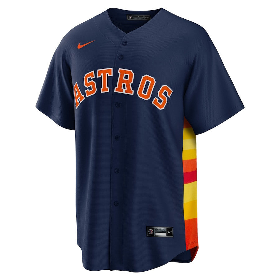 Alex Bregman 2 Houston Astros Alternate Men Jersey - Navy