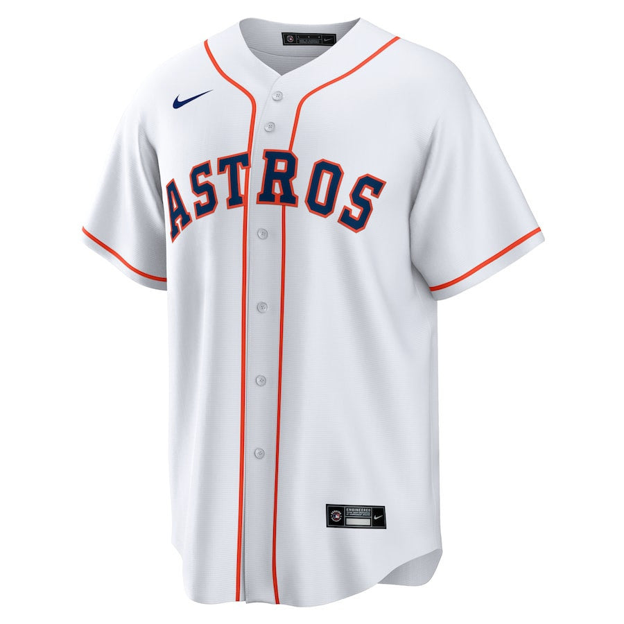 Alex Bregman 2 Houston Astros Home Men Jersey - White