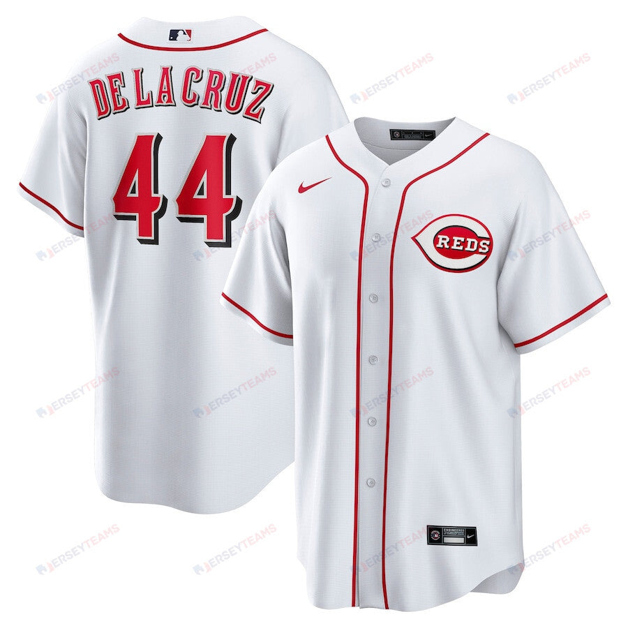 Elly De La Cruz 44 Cincinnati Reds Home Player Men Jersey – White