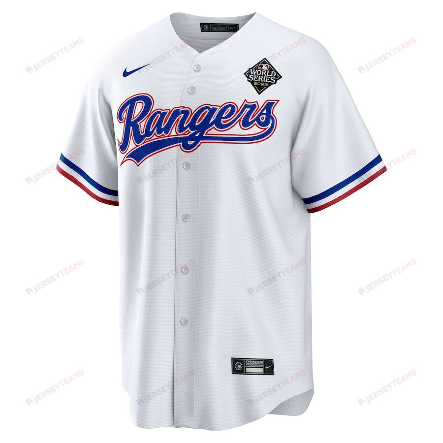 Marcus Semien 2 Texas Rangers 2023 World Series Men Jersey - White