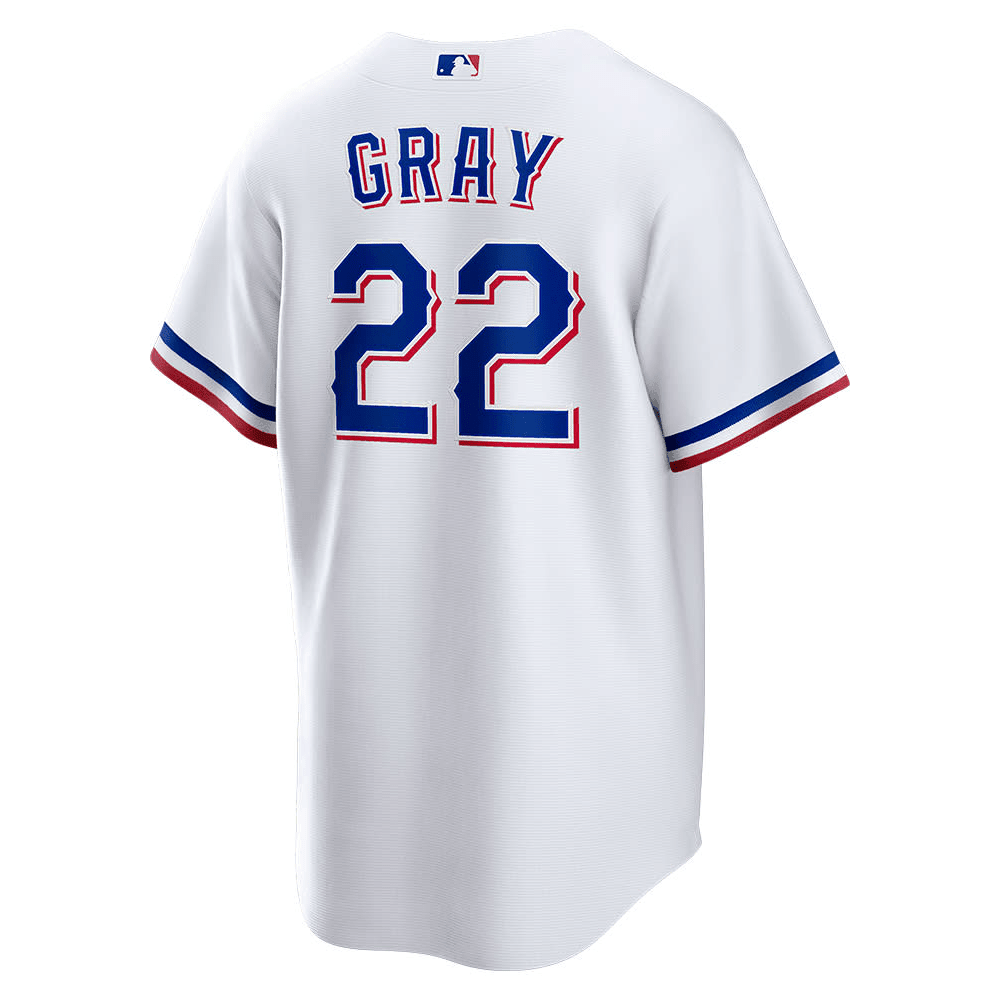 Jon Gray 22 Texas Rangers 2023 World Series Stitched Baseball Jersey - White