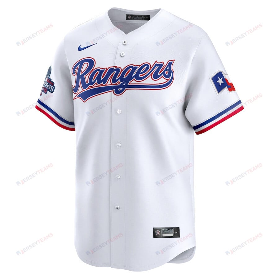Adolis García 53 Texas Rangers Home 2023 World Series Champions Limited Men Jersey - White