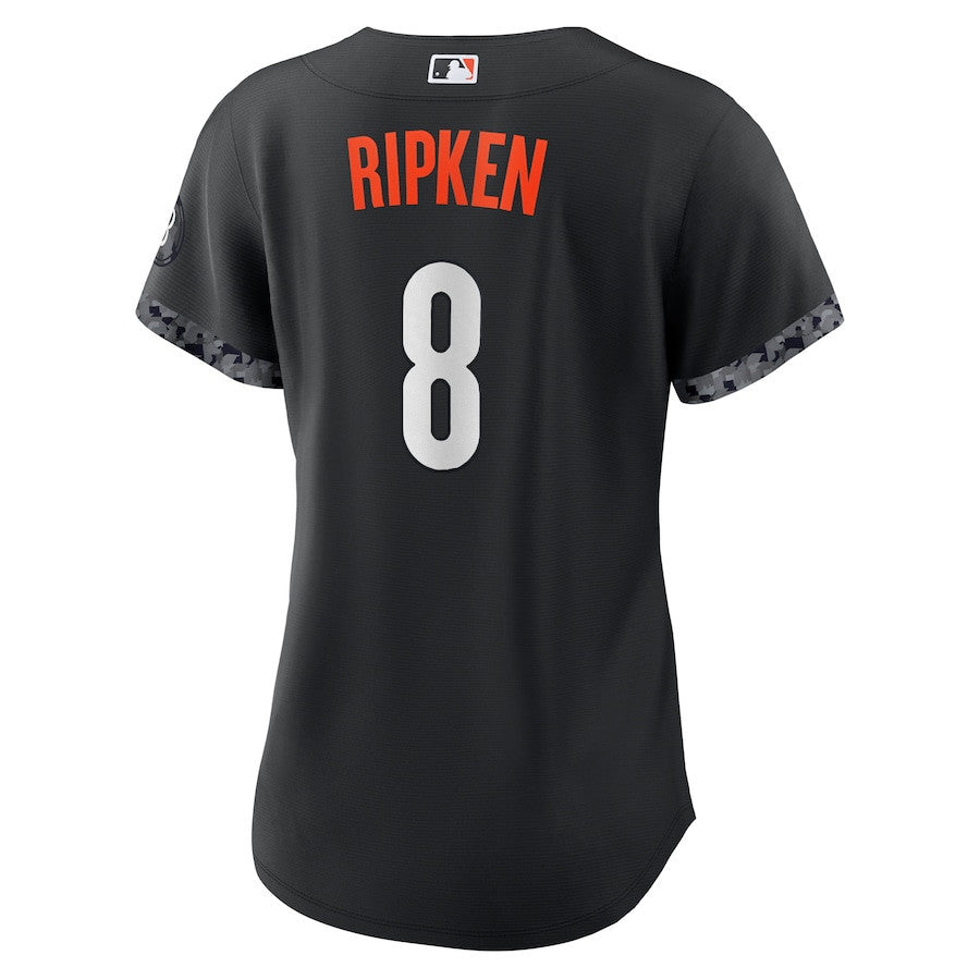 Cal Ripken 8 Baltimore Orioles 2023 City Connect Women Jersey - Black