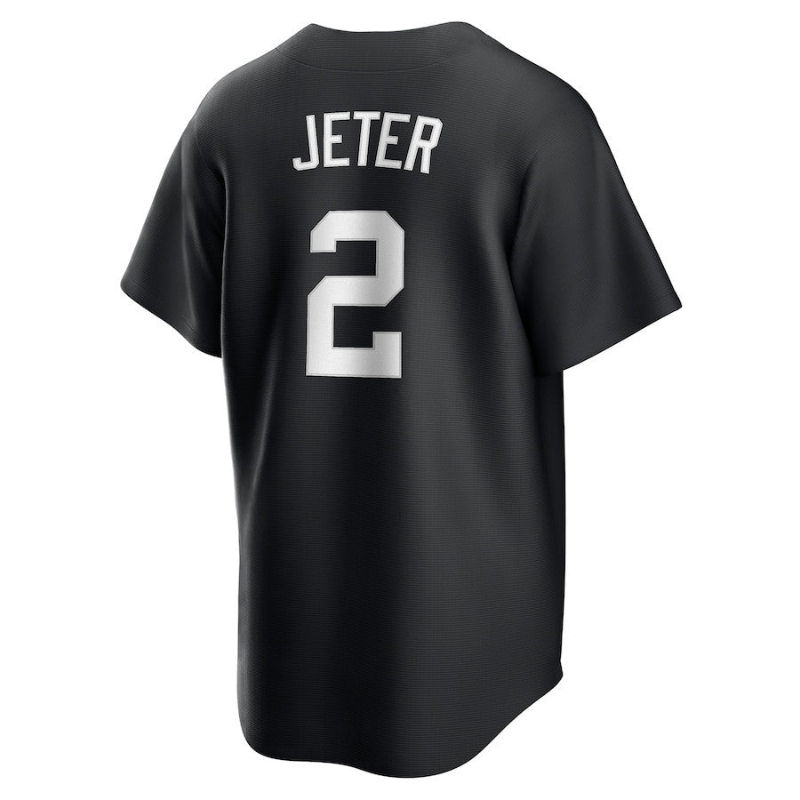 Derek Jeter 2 San Diego Padres Men Jersey - Black