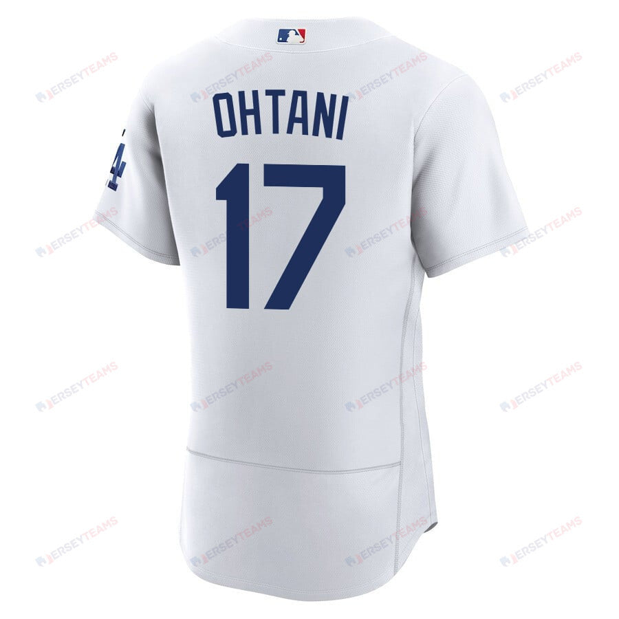 Shohei Ohtani 17 Los Angeles Dodgers Alternate ELITE Jersey - Men White Jersey