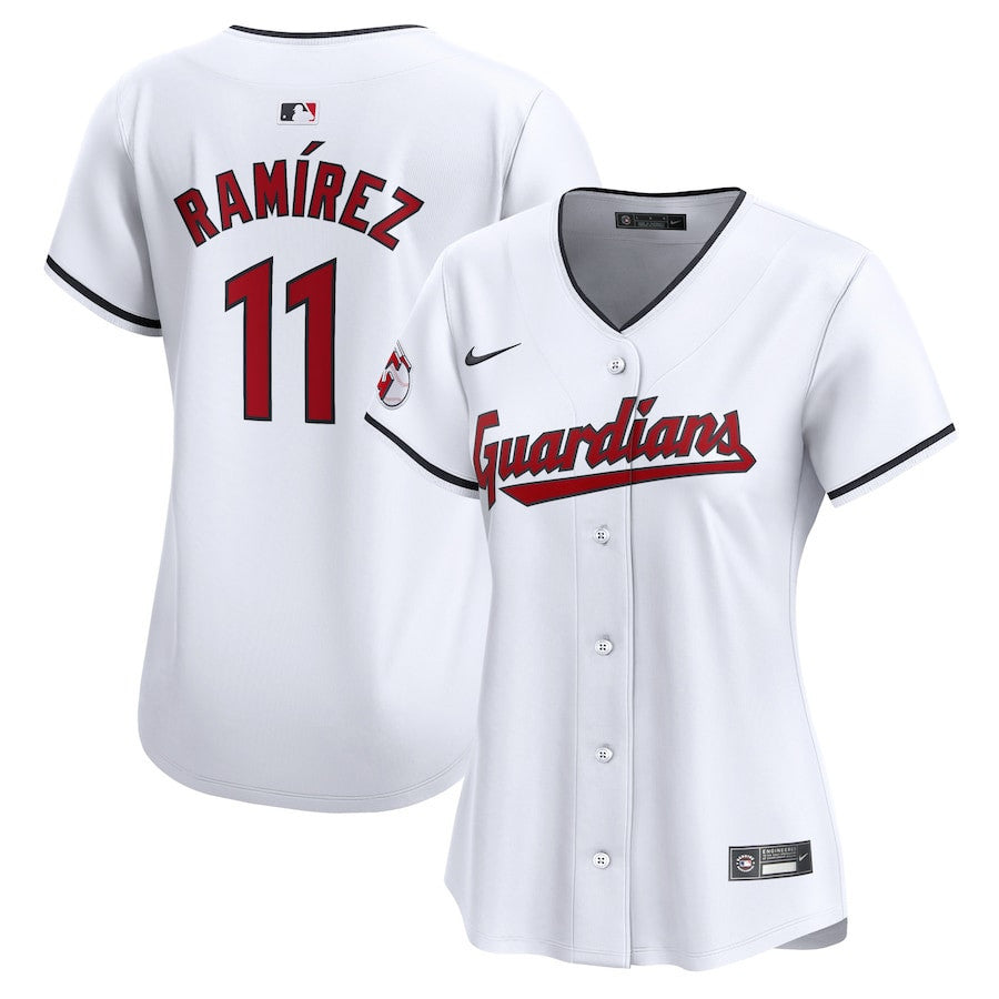 Jose Ramirez 11 Cleveland Guardians Women Home Limited Jersey - White