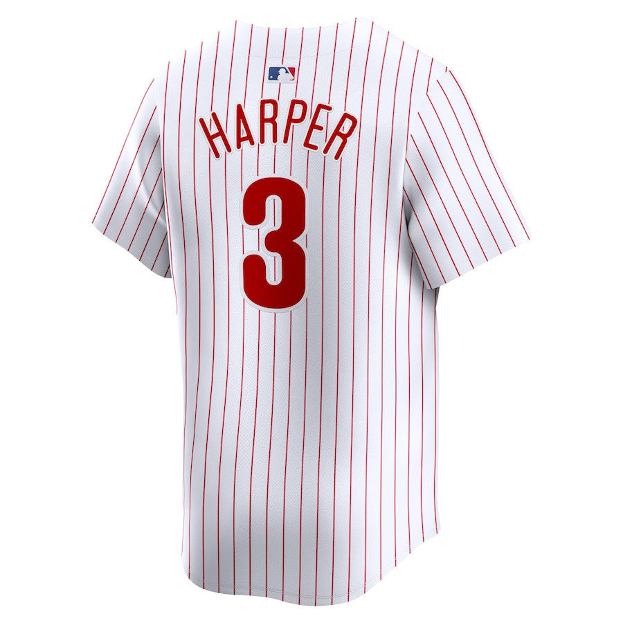 Bryce Harper 3 Philadelphia Phillies Home Limited Jersey - White
