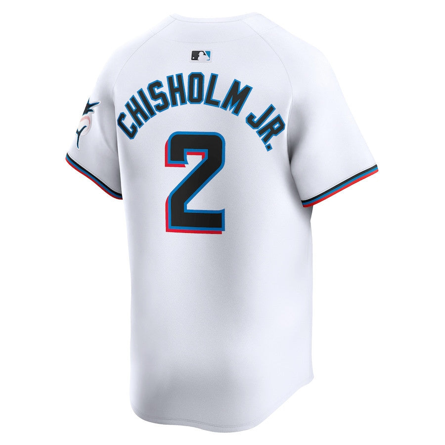 Jazz Chisholm Jr. 2 Miami Marlins Home Limited Player Men Jersey - White