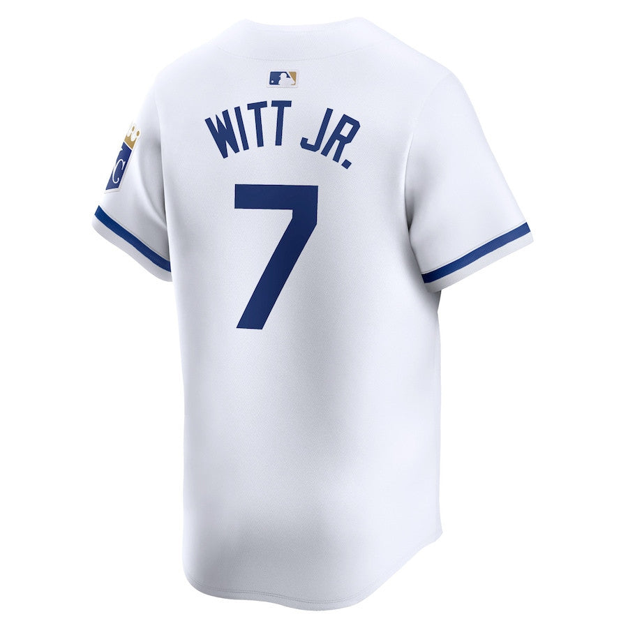Bobby Witt Jr. 7 Kansas City Royals Home Limited Player Men Jersey - White