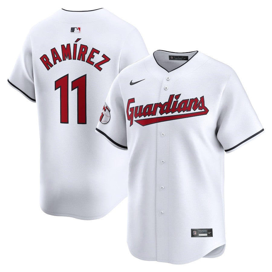 Jose Ramirez 11 Cleveland Guardians Home Limited Player Men Jersey - White