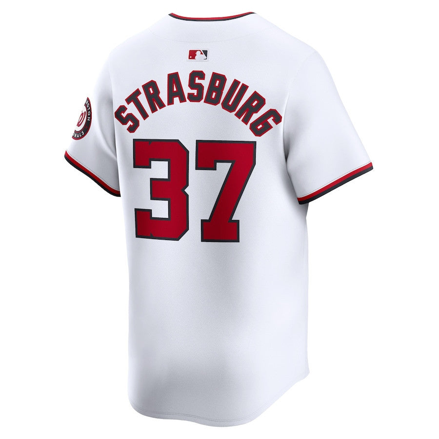 Stephen Strasburg 37 Washington Nationals Home Limited Player Men Jersey - White