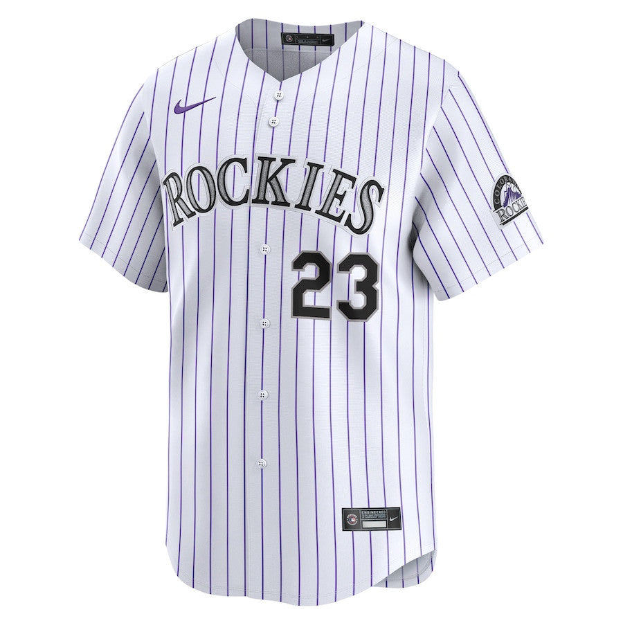 Kris Bryant 23 Colorado Rockies Home Limited Player Men Jersey - White