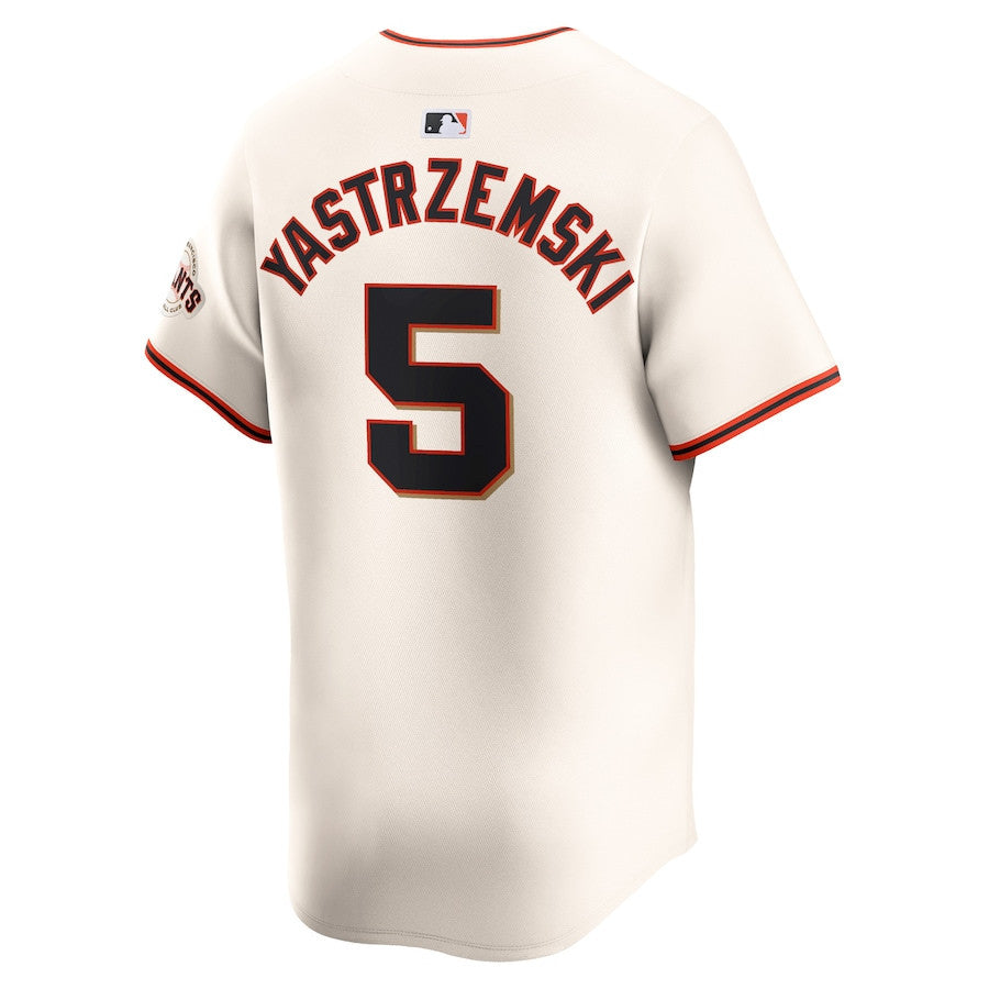 Mike Yastrzemski 5 San Francisco Giants Home Limited Player Men Jersey - Cream