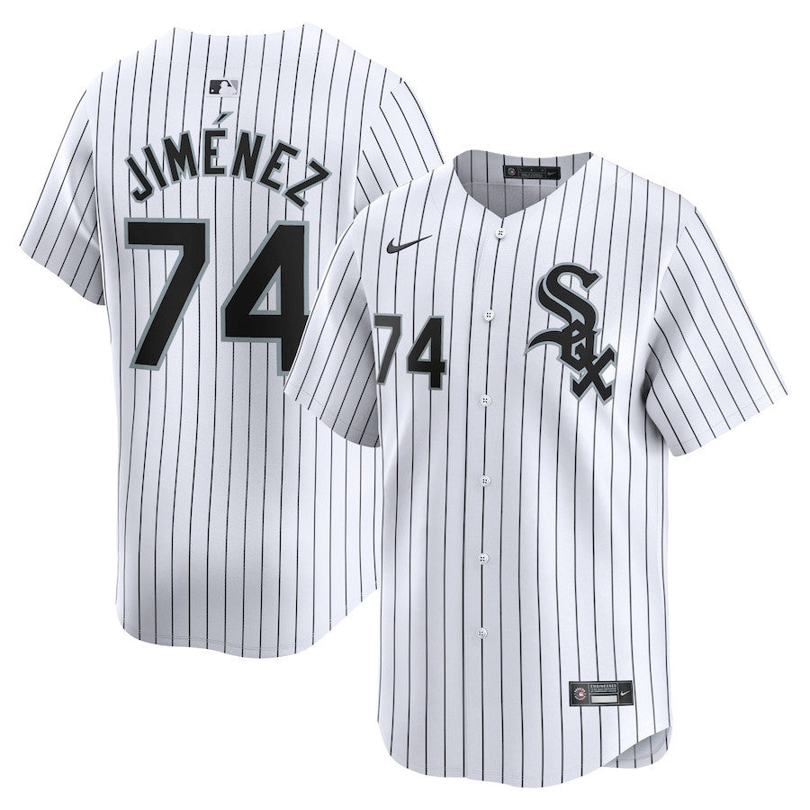 Eloy Jimenez 74 Chicago White Sox Home Limited Player Men Jersey - White