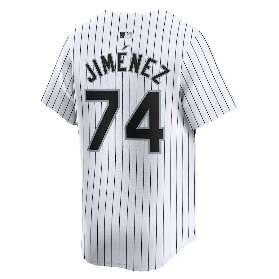 Eloy Jimenez 74 Chicago White Sox Home Limited Player Men Jersey - White