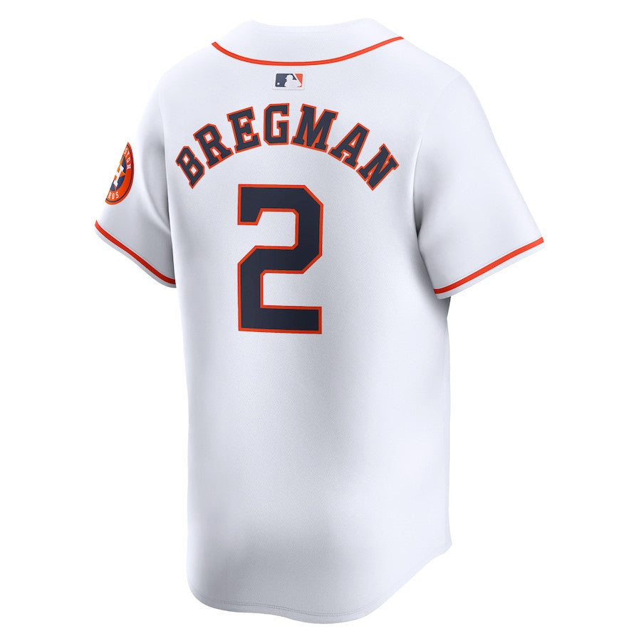 Alex Bregman 2 Houston Astros Home Limited Player Men Jersey - White