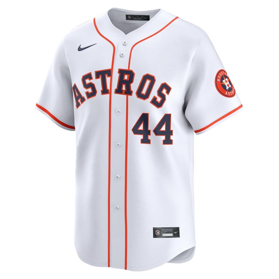 Yordan Alvarez 44 Houston Astros Home Limited Player Men Jersey - White
