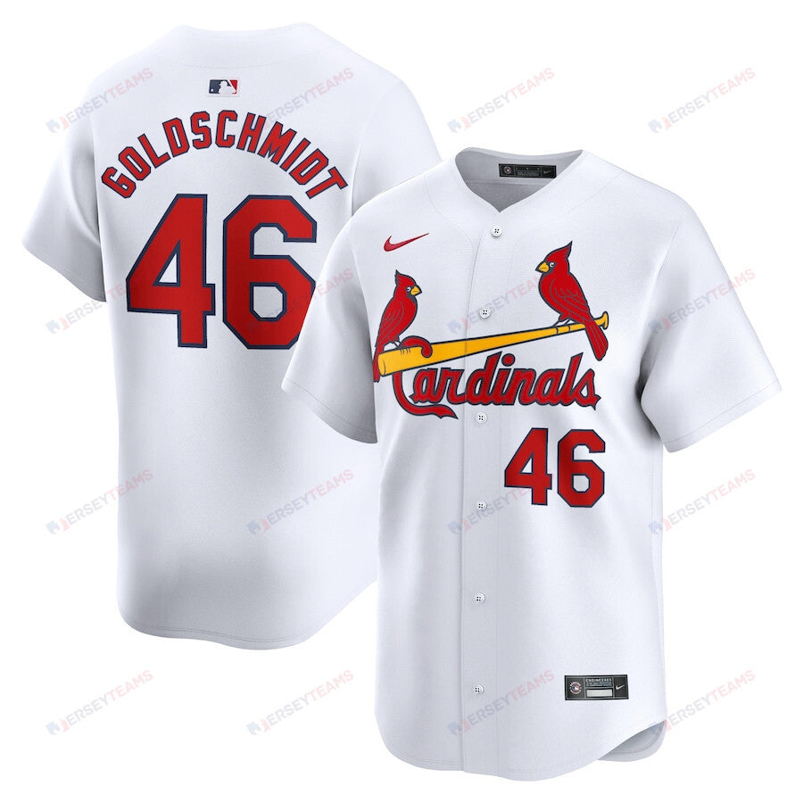 Paul Goldschmidt 46 St. Louis Cardinals Home Limited Player Men Jersey - White