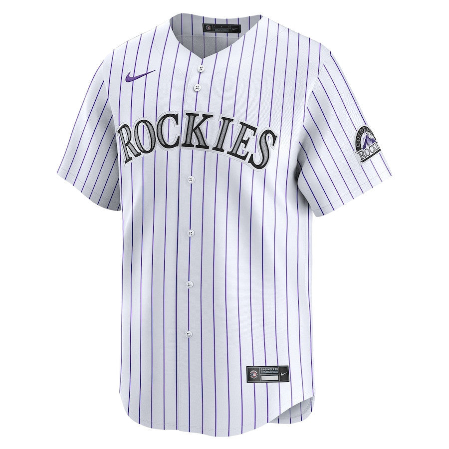 Colorado Rockies Home Limited Player Men Jersey - White