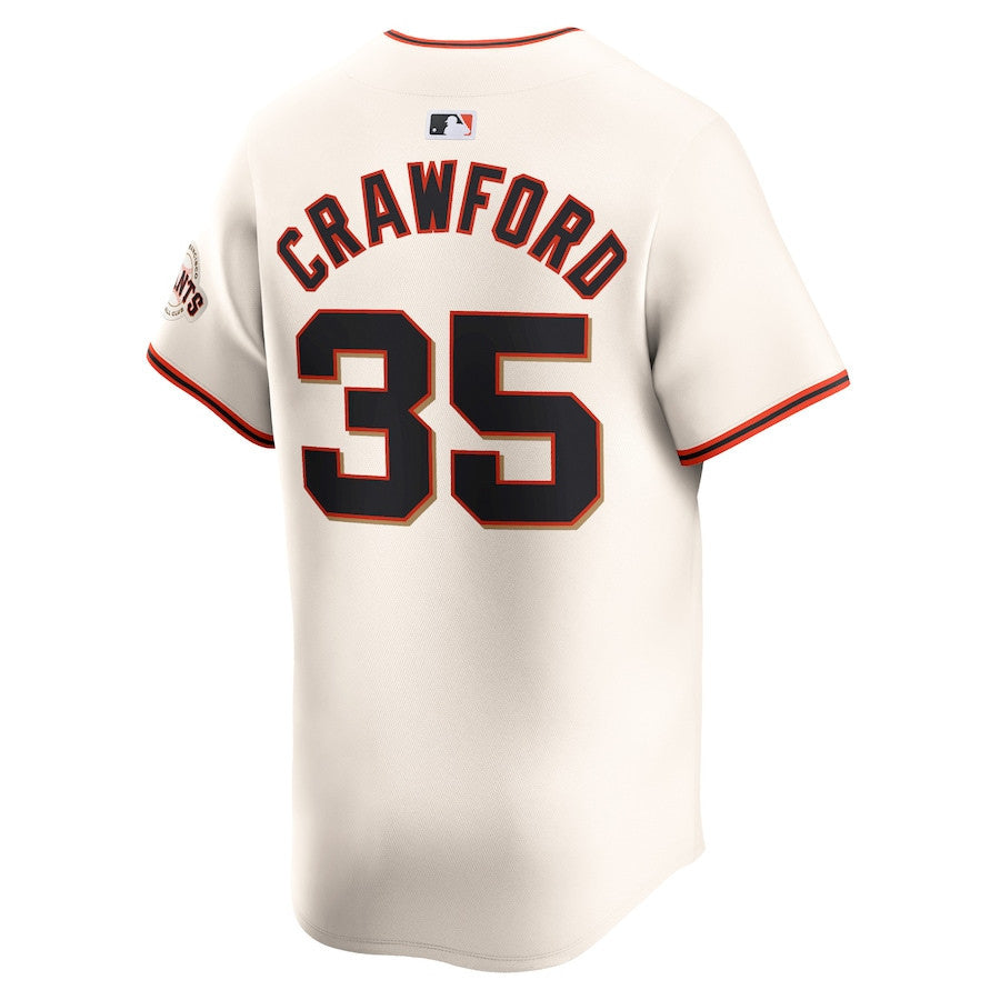 Brandon Crawford 35 San Francisco Giants Home Limited Player Men Jersey - Cream