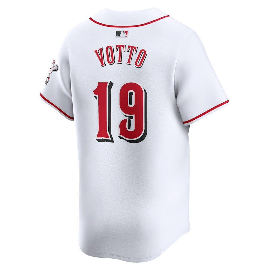 Joey Votto 19 Cincinnati Reds Home Limited Player Men Jersey - White