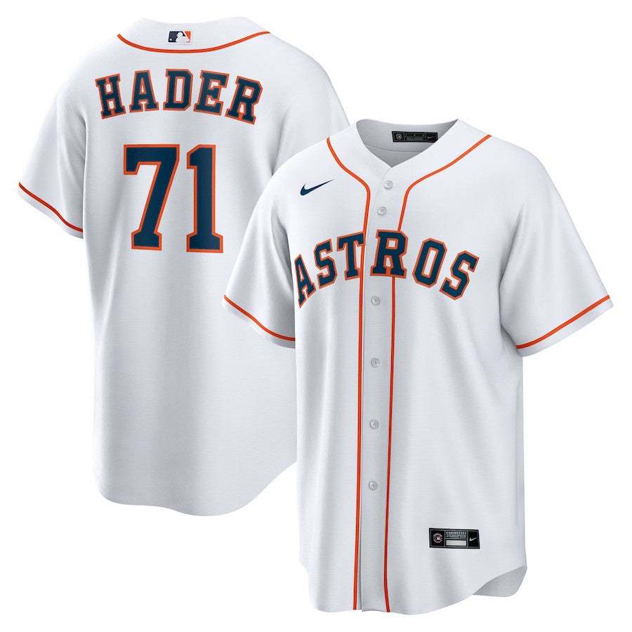 Josh Hader 71 Houston Astros Home Men Jersey - White