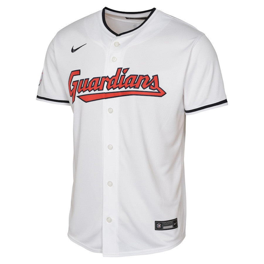 Jose Ramirez 11 Cleveland Guardians Home Limited Player YOUTH Jersey - White