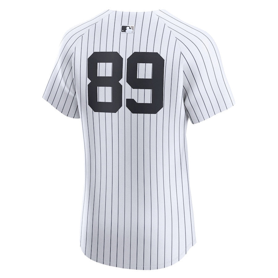 Jasson Dominguez 89 New York Yankees Home Elite Player Men Jersey - White