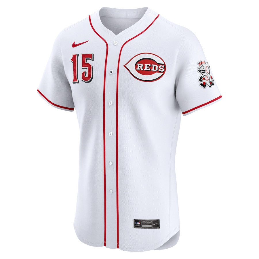 Emilio Pagan 15 Cincinnati Reds Home Elite Player Men Jersey - White